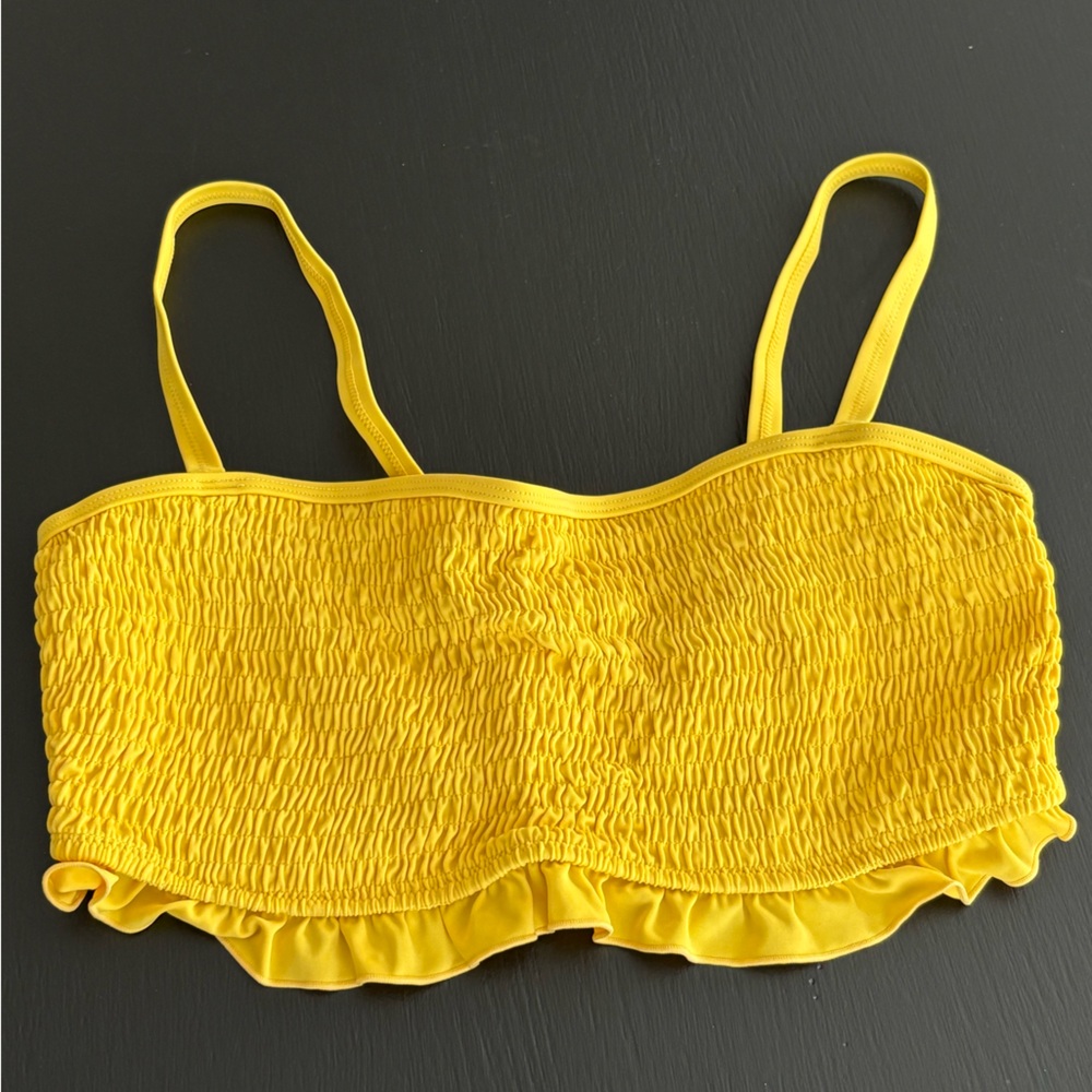 Pour Moi yellow underwire bikini top